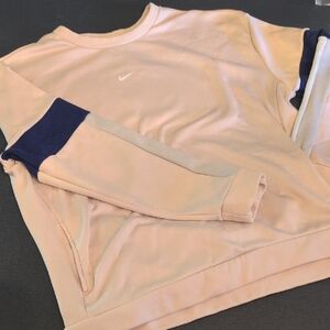 Nike Blush and Navy Crewneck